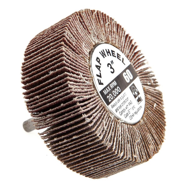 Forney Flap Wheel, Shank Mounted, 3 in x 1 in 60181 - main